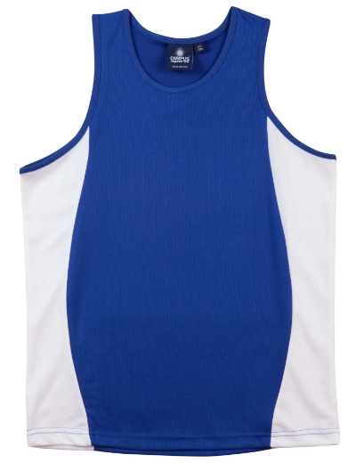 Picture of Winning Spirit, Kids Truedry Contrast Mesh Singlet